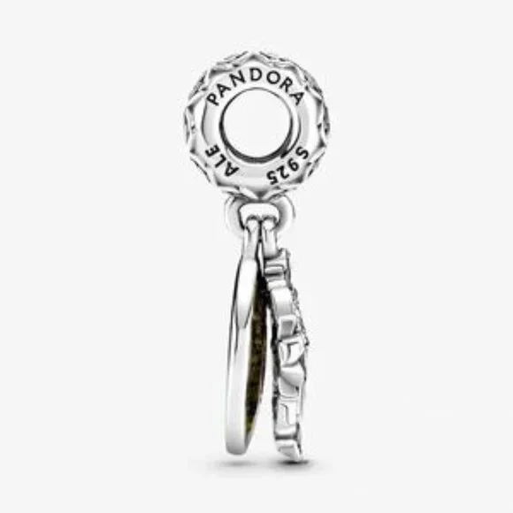 New Pandora Disney Beauty and the Beast Dancing Dangle Charm - Picture 3 of 4